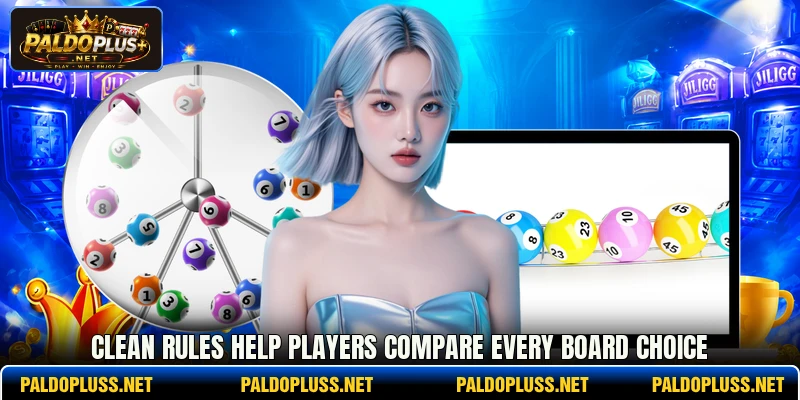 Clean rules help players compare every board choice Clean rules help players compare every board choice