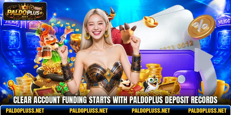 Clear account funding starts with PALDOPLUS deposit records Clear account funding starts with PALDOPLUS deposit records