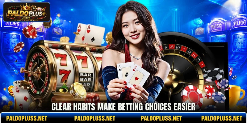 Clear habits make betting choices easier Clear habits make betting choices easier