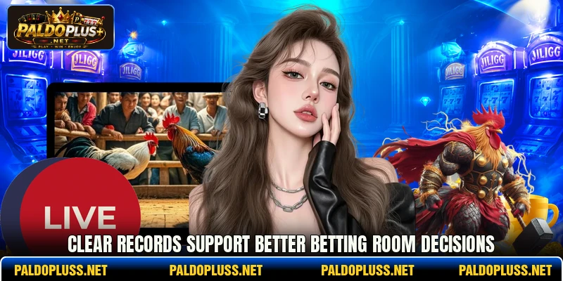 Clear records support better betting room decisions Clear records support better betting room decisions