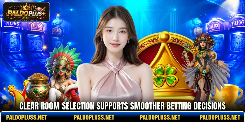 Clear room selection supports smoother betting decisions Clear room selection supports smoother betting decisions