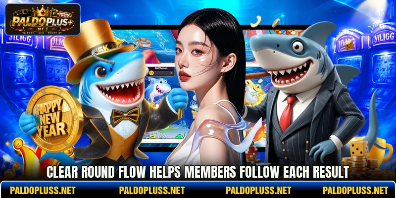 Clear round flow helps members follow each result Clear round flow helps members follow each result