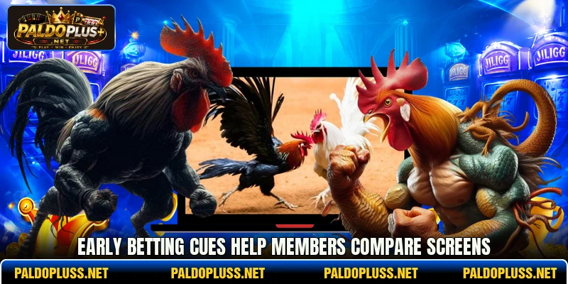 Early betting cues help members compare screens Early betting cues help members compare screens