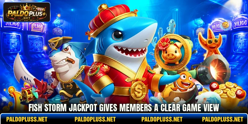Fish storm jackpot gives members a clear game view Fish storm jackpot gives members a clear game view