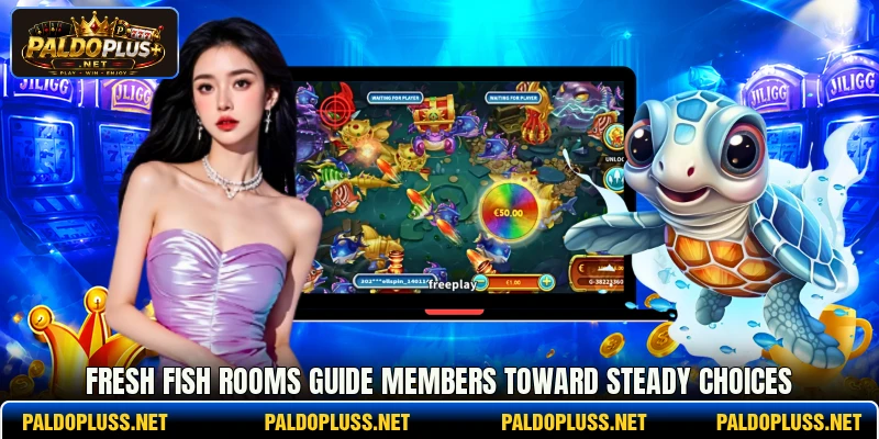 Fresh Fish rooms guide members toward steady choices Fresh Fish rooms guide members toward steady choices