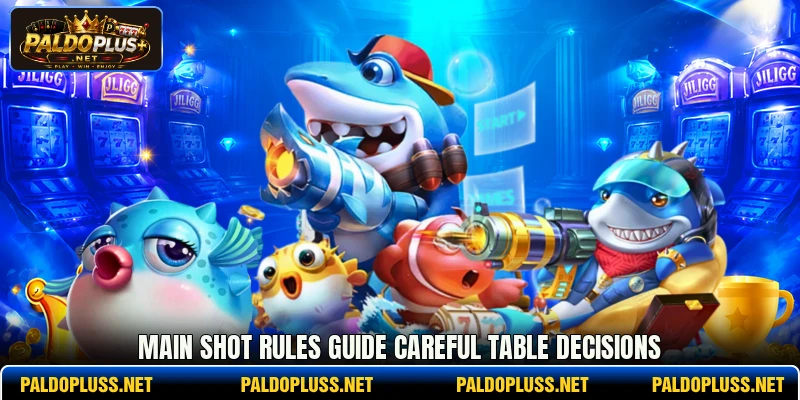 Main shot rules guide careful table decisions Main shot rules guide careful table decisions
