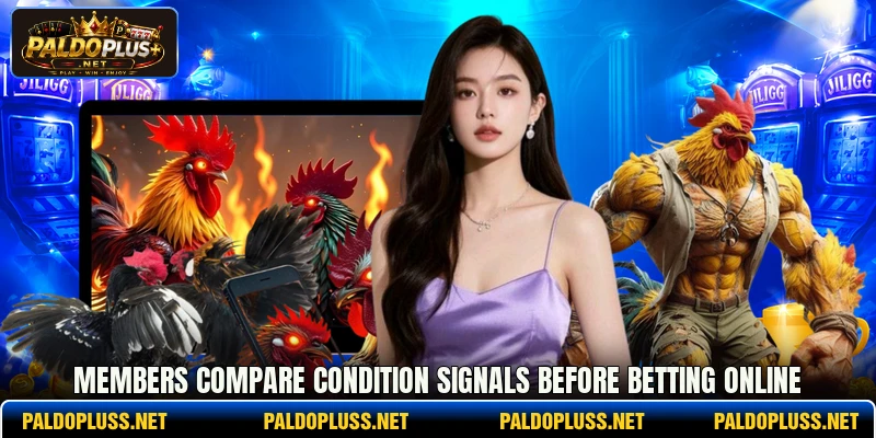 Members compare condition signals before betting online Members compare condition signals before betting online