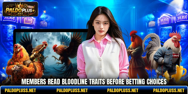 Members read bloodline traits before betting choices Members read bloodline traits before betting choices