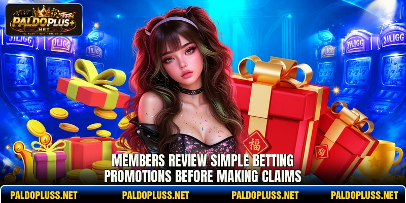 Members review simple betting promotions before making claims Members review simple betting promotions before making claims