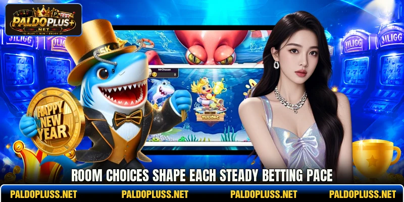Room choices shape each steady betting pace Room choices shape each steady betting pace