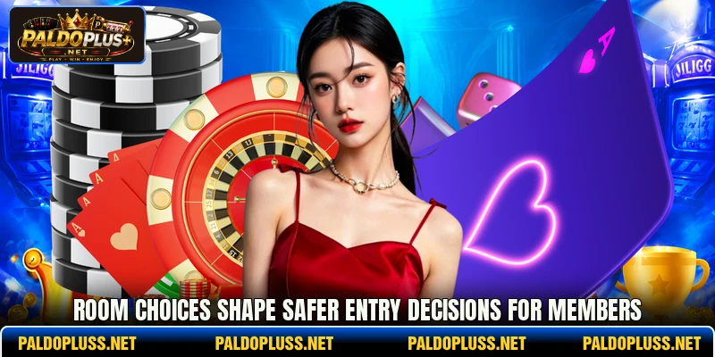 Room choices shape safer entry decisions for members Room choices shape safer entry decisions for members