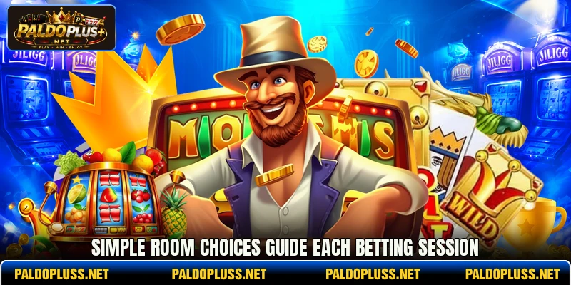 Simple room choices guide each betting session Simple room choices guide each betting session