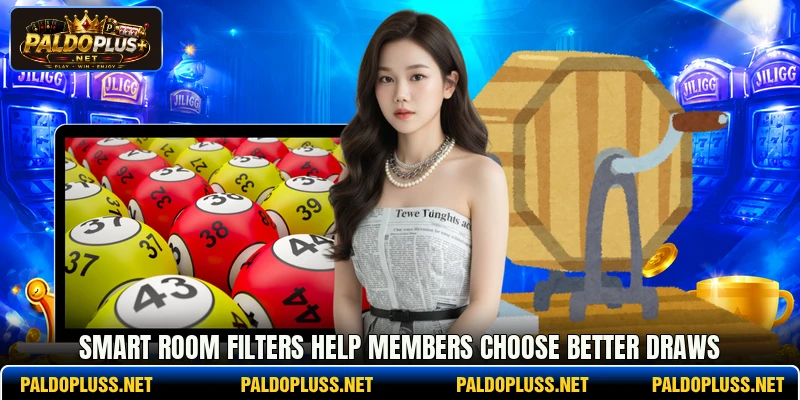 Smart room filters help members choose better draws Smart room filters help members choose better draws