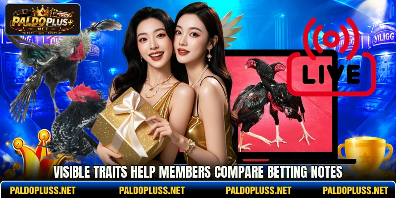 Visible traits help members compare betting notes Visible traits help members compare betting notes